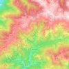 Bovegno topographic map, elevation, relief