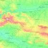 Barwani topographic map, elevation, relief