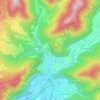 Asso topographic map, elevation, relief