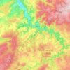 La Roche-en-Ardenne topographic map, elevation, relief