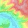 Inor topographic map, elevation, relief