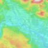 Radovljica topographic map, relief map, elevations map
