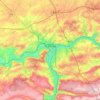 Namur topographic map, elevation, relief