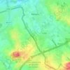 Rekkem topographic map, elevation, relief