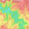 Ourthe topographic map, elevation, relief