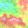 Lascuarre topographic map, elevation, relief