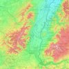 L'Ill topographic map, elevation, relief