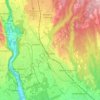 Tradate topographic map, elevation, relief