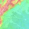 Putumayo topographic map, elevation, relief