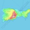 Capri topographic map, elevation, relief