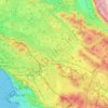 Sežana topographic map, relief map, elevations map