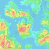 Otterøya topographic map, elevation, relief