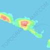 Inishmore topographic map, relief map, elevations map