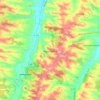 Faget-Abbatial topographic map, elevation, relief