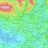Varese topographic map, elevation, relief