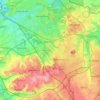 Heerlen topographic map, relief map, elevations map