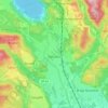 Gozzano topographic map, elevation, relief