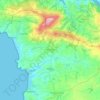Plomodiern topographic map, elevation, relief