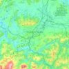 Oviedo topographic map, elevation, relief