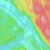 Bindingsvann topographic map, elevation, relief