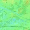 Wijnegem topographic map, elevation, relief