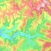 Viane topographic map, elevation, relief