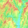 Nova topographic map, elevation, relief