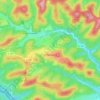 Lichtenberg topographic map, elevation, relief