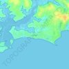 Damgan topographic map, elevation, relief