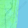 Boca Raton topographic map, elevation, relief