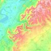 Stroud topographic map, elevation, relief