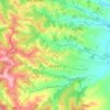 Madière topographic map, elevation, relief