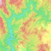 Byadbo Wilderness topographic map, elevation, relief