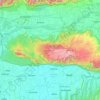 Meghalaya topographic map, elevation, relief