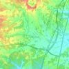 Vilobí d'Onyar topographic map, elevation, relief
