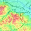 Tokyo topographic map, elevation, relief