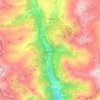 Campodolcino topographic map, elevation, relief