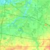 Hobart topographic map, relief map, elevations map