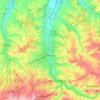 Zwickau topographic map, elevation, relief