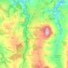 Annaberg-Buchholz topographic map, elevation, relief