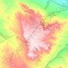 La Muela topographic map, elevation, relief