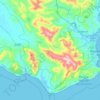 Tarifa topographic map, elevation, relief