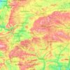 Wiltshire topographic map, elevation, relief