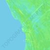 Port Saint Joe topographic map, elevation, relief