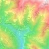 Cusino topographic map, elevation, relief