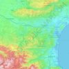 Aude topographic map, elevation, relief