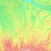 Gers topographic map, elevation, relief