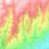 Bérchules topographic map, elevation, relief
