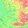 Tarn topographic map, elevation, relief