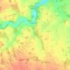 Roman topographic map, elevation, relief